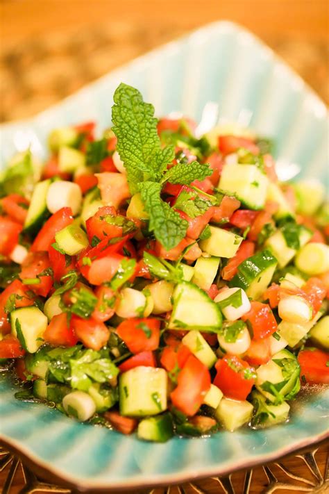 Jerusalem Salad (A Refreshingly Simple Salad) .